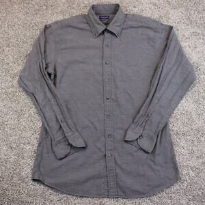 Proper Cloth Gray Long Sleeve Button Down Dress Shirt Mens 17